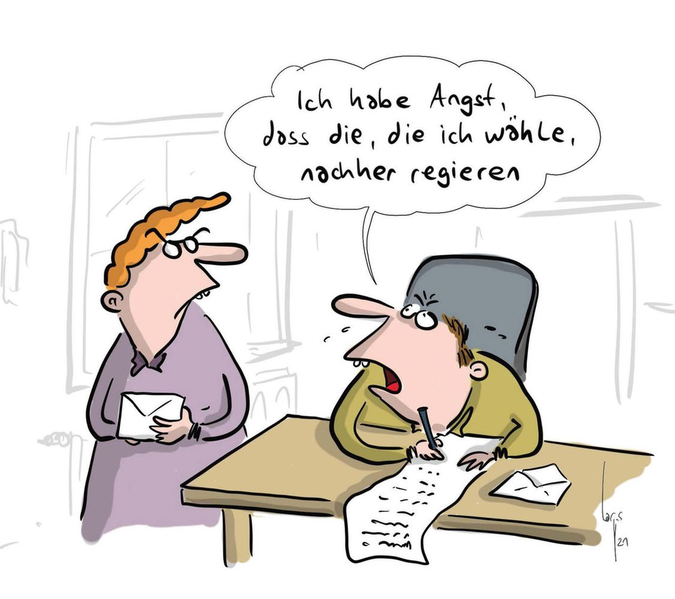 Cartoon von Mario Lars